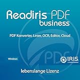 Readiris PDF Business : Premium PDF software inkl. OCR Modul - PDFs bearbeiten, erstellen, konvertieren, schützen, signieren für Windows