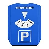 MIGIFTDY Parkscheiben, Parkuhr aus widerstandsfähigem Kunststoff Parkscheibe für Autos Parkscheibe mit Eiskratzer für Auto und Motorrad Parkscheibe Parkuhr Auto