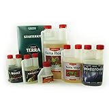 Weedness Canna Dünger Set 6-teilig - Grow Tomaten Dünger Naturdünger NPK Dünger Orchideen Palmen Bio Gemüse Bonsai Dünger Organischer