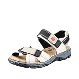 Rieker Damen 68851 Sandalen, Crema Champignon, 42 EU