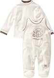 Schnizler Unisex Baby Strampler-set Nicki Bär 811021, 2 - Natur, 62