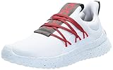 adidas Herren Lite Racer Adapt 5.0 Laufschuh, White/Better Scarlet/Grey, 11