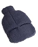 SLOUCHER Fußwärmer Wärmflasche für die Füße - 2 in1 -super soft und wärmend, Farbe:anthrazit, Größe:29 x 38 x 8 cm