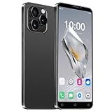 CatCalls i15Pro Billiges Smartphone,5,0 Zoll IPS Display, 16GB ROM/Erweiterbar auf 128GB, Android 9.0, Dual SIM Dual Kamera, Face ID, GPS, FM, Bluetooth Entsperren 2G/3G Handy (i15Pro-Black)