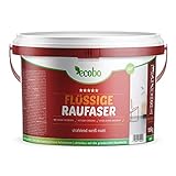 BAU DISCOUNT Flüssige Raufaser 15kg Flüssige Tapete Streich Tapete Strukturfarbe