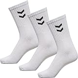 hummel Unisex Sportsocken im 6er Pack I weiß 41-45