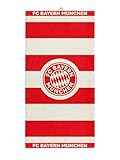 FC Bayern München | Badetuch| Handtuch | Duschtuch | Rot-Weiß | 180 x 90 cm