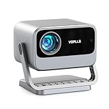 Smart Beamer【Netflix Official & Dolby Audio】 VOPLLS Autofokus/Trapezkorrektur 25000 Lumen Beamer 4K Unterstützt, WiFi6 Bluetooth Full HD 1080P Video Beamer Heimkino/Outdoor Projektor für Handy/Laptop