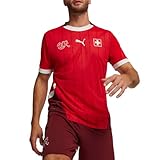 PUMA Herren SFV Rundhals Kurzarm Heimtrikot Replica Casual - Rot, Rot/Ausflug, einfarbig (Getaway Solids), XL