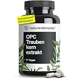 OPC Traubenkernextrakt - 90 hochdosierte Kapseln für 3 Monate - Reines OPC aus europäischen Weintrauben - Laborgeprüft, Vegan und in Deutschland produziert