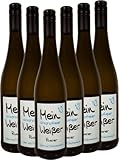 Mein alkoholfreier Weißer Rivaner P&P Weine Weißwein 6 x 0,75l VINELLO - 6 x Weinpaket inkl. kostenlosem VINELLO.weinausgießer