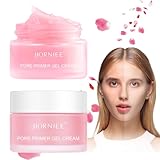 2 Stück Pore Primer Gel Cream, Make-Up Basis Concealer Cream, Pore Primer Gel Cream, Pore Filling Gel Cream, Grundierung für das Gesicht, Invisible Pore Face Primer, Base Face Primer Under Foundation.