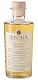 Sibona Grappa di Barolo mit 40% vol. (1 x 0,5l) – Feiner, samtiger Grappa aus Italien