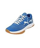 PUMA Unisex Varion Ii Indoor Court Shoe, Team Royal White Gum, 41 EU