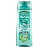 Garnier Fructis Feuchtigkeitsspendendes Shampoo für trockenes Haar, mit Aloe Vera, für gesundes und entwirrtes Haar, Aloe Hydra Bomb, 250 ml