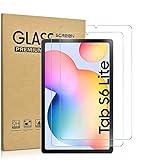 KATUMO 2 Stück Schutzfolie für Samsung Galaxy Tab S6 Lite 10.4' 2024/2022/2020 9H Anti-Kratz Schutz Gehärtetes Glas, Gehärtetem Glas Folie Displayschutz für Tablet S6 Lite Screen Protector