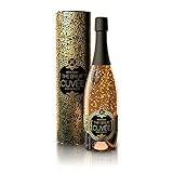 Michi Palma | The Great Cuvée Rosé Extra Dry (1 x 0.75 l) | Mit 23 Karat reinem Blattgold und edler Geschenkverpackung | Goldene Geschenkidee