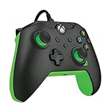 PDP verkabelt Controller Neon Schwarz für XBOX Series X|S, Gamepad, Video Game , Gaming Controller, XBOX One, Offiziell Lizenziert