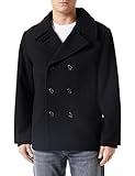 Schott NYC Herren Seacoat Hütte, Schwarz, XL