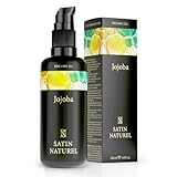 Jojobaöl BIO kaltgepresst 100% rein für Haut Haare Nägel - Gesichtsöl + Körperöl Vegan - Anti Aging, Natürliche Intensivpflege + Feuchtigkeitspflege - Pflegendes Jojobaöl Bio für Kosmetik 100ml