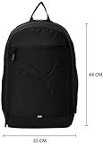 PUMA 73581 Unisex, Buzz Backpack rucksack, Schwarz, 50x34.5x5 cm