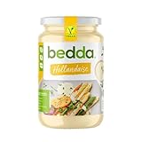 bedda SAUCE HOLLANDAISE, 230ml | VEGAN | Vegane Hollandaise Soße | Laktosefrei, Glutenfrei, ohne Soja, Pflanzlich