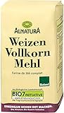 Alnatura Bio Mehl Weizen-Vollkorn, 1 kg