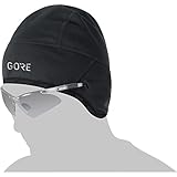 GORE Wear Winddichte Herren Fahrrad-Mütze, M WINDSTOPPER Thermo Beanie, Größe: 54-58/M, Farbe: Schwarz, 100391