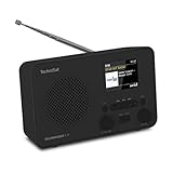 TechniSat TECHNIRADIO 6 IR – portables Internetradio (DAB+, UKW, WLAN, Bluetooth, Farbdisplay, Wecker, Favoritenspeicher, 3 Watt RMS) schwarz