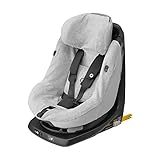 Maxi-Cosi Sommerbezug, passend für Maxi-Cosi Axissfix Kindersitz, Schonbezug Autositz, Bezug für die warmen Sommertage, Fresh Grey