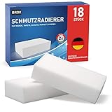 Schmutzradierer Wand 18 Magic Eraser - Radierschwamm auch als Sneaker Reiniger - Robuster Magic Schwamm universell und wiederverwendbar Zauberschwamm