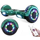 GeekMe Hoverboards 6.5”Zweimotoren 2-Rad-Hoverboards Hoverboards mit LED-Leuchten Bluetooth