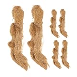 Milisten 6 Stück Feuerwerkzeug Grillzubehör Outdoor Zubehör Natürlicher Feueranzünder Camping Jute Feueranzünder Outdoor Feueranzünder Lagerfeuer Zubehör Jute Seide Khaki