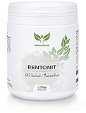 NaturaForte Bentonit Pulver 500g - Extra feines Montmorillonit Pulver in höchster Qualität, Mineralerde & Heilerde, Bentonite Clay Powder