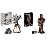 LEGO 75371 Star Wars Chewbacca, Wookie-Figur zum Sammeln, Bogenspanner & 43230 Disney Kamera – Hommage an Walt Disney, Set zum 100-jährigen Jubiläum