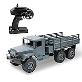 Vollfunktions Radio-RC Auto-Fernsteuerungs BAU Traktor Spielzeug LKW Wiederaufladbare High Speed ​​Elektro-Rennwagen for Kinder Jungen Mädchen Erwachsene Kinder (Color : Gray)