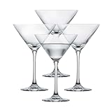 Schott Zwiesel Martiniglas Bar Special (4er-Set), klassische Martini Gläser, spülmaschinenfeste Tritan-Kristallgläser, Made in Germany (Art.-Nr. 123658), Klar, Kristall