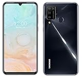 DOOGEE N20 PRO (6GB+128GB) Smartphone ohne Vertrag, Android 10 Handy, Helio P60 Octa-Core, 16MP AI Five-Kamera, 6,3-Zoll-FHD + Bildschirm, 4400mAh-Akku, GPS-Fingerabdruck-Gesichtserkennung Schwarz