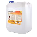 Höfer Chemie 2 x 10 L (20 Liter) FLAMBIOL® Bioethanol 96,6% Premium für Ethanol Kamin, Ethanol Feuerstelle, Ethanol Tischfeuer und Bioethanol Kamin