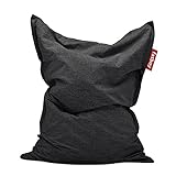 Fatboy Original Outdoor Sitzsack Grau - Garten Beanbag - Sitzkissen für draußen - Für Erwachsenen und Kinder - 180 x 140 cm