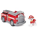 PAW PATROL, Feuerwehr-Auto mit Marshall-Figur (Sustainable Basic Vehicle/Basis Fahrzeug), Spielzeug für Kinder ab 3 Jahren