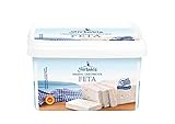 Sirtakis Feta Schafskäse - 1x 800g Behälter - Schafkäse Fetakäse griechischer Feta Schaf Käse Salzlake im Plastikbehälter Griechenland 43% Fett i.Tr. mikrobielles Lab vegetarisch glutenfrei Halal