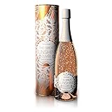 Michi Palma | The Great Sunshine Cuvée Rosé Extra Dry (1 x 0.75 l) | Mit 23 Karat reinem Blattgold und edler Geschenkverpackung | Goldene Geschenkidee