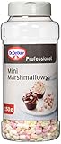 Dr. Oetker Professional Mini Marshmallows, 4 Farben, 1 x 150 g Dose, Glutenfrei