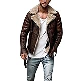 Herren Freizeitjacke Top Motorrad Ärmel lang Winter imitatorische Jacke aus Herren Biker Mantel Reißverschluss Mäntel & Jacken Tennisjacke Urlaub 70s 70s Chaquetas para Hombre Kurz