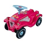 BIG-Bobby-Car-Classic Candy - Kinderfahrzeug mit Aufklebern in Candy Design, für Jungen und Mädchen, belastbar bis zu 50 kg, Rutschfahrzeug für Kinder ab 1 Jahr, Pink