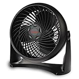 Honeywell TurboForce Turbo-Ventilator (Geräuscharme Kühlung, verstellbarer Neigungswinkel bis zu 90°, 3 Geschwindigkeitseinstellungen, Wandmontage, Tischventilator) HT900E, Schwarz