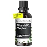 Vitamin K2 MK-7 200µg – 50 ml – all-Trans Gehalt 99,7% – laborgeprüft, vegan, hochdosiert & in Deutschland produziert