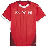 PUMA Herren Schweiz Heimtrikot 2024 Erwachsene, rot, S