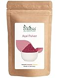 Acai Pulver 500g in Rohkost-Qualität | 100% rein ohne Zusatzstoffe und Vegan | Acaibeeren Pulver ideal für Bowl Smoothie Müsli Saft Sorbet